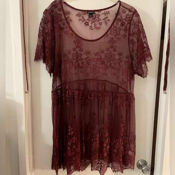 TORRID LACE BABY DOLL TOP - Picture 7 of 8
